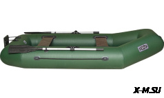 Гребная лодка ПВХ PATRIOT Дельта 275 Транец + Слань