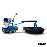 Мотобуксировщик НЕВА МС-1-YA (MX200) с санями и сиденьем