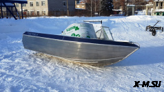 Алюминиевая моторная лодка Тактика-390