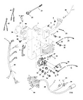 Электрические компоненты 2-Х ТАКТНОГО ПЛМ MERCURY 55 Серийный номер от 0T980000 и выше