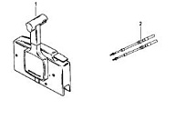 Тросы дроссельной заслонки 4-Х ТАКТНОГО ПЛМ MERCURY 5 Серийный номер от 0R067090 и выше